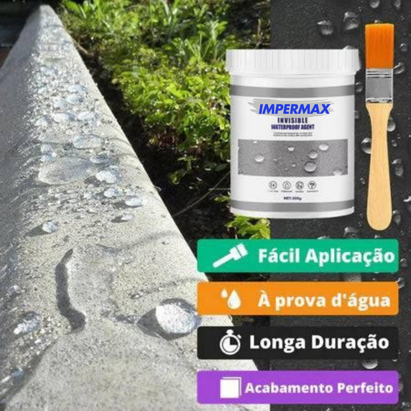 IMPERMAX - Impermeabilizante para Infiltrações e Vazamentos - Pincel Grátis